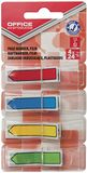 OFFICE PRODUCTS PP pijl indextabbladen 12 x 43 mm 4 x 24 vellen blisterverpakking verschillende kleuren