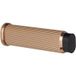 Viefe BROOKLYN Butoir de porte mural en aluminium, Ø 28 x 103 mm Laiton brossé foncé