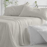 Burrito Blanco Beddengoedset, 50% katoen, 50% polyester, voor bedden van 105 cm, salie