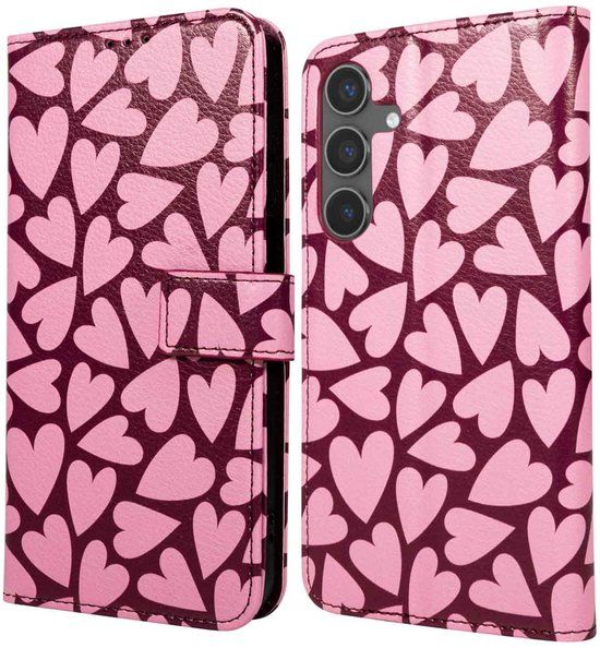 imoshion Design Bookcase Hoesje voor Samsung Galaxy S25 FE - Hearty Blush
