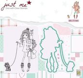 Nellie's Choice JMSD005 Christmas Shopping Snijmal met Stempel