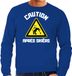 Bellatio Decorations Apres ski sweater heren - apres ski waarschuwing - blauw - winter XXL