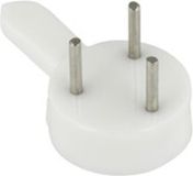 Homefix Betonhaak klein wit 4stuks 25mm