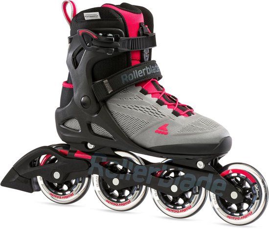 Rollerblade Macroblade 90 Skates Dames - Grijs - Zwart - Roze - Maat 39
