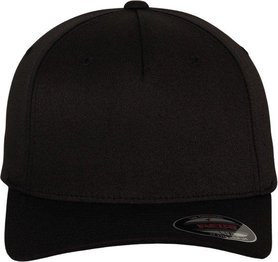 Flexfit Flexfit 5 Panel Unisex Cap - Zwart - S/M
