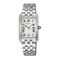 Seiko SWR083P1 Dames Horloge - Zilverkleurig