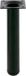 Amig - Pied de meuble rond - 30x300 cm - Acier - Pour tables basses, tables de chevet, commodes... - Capuchon anti-rayures - Durable - Argent - Vis incluses