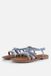 Lazamani Sandalen Blauw Synthetisch Dames Maat 37
