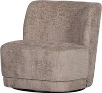 WOOOD Atty Draaifauteuil - Polyester - Zand - 75x74x65