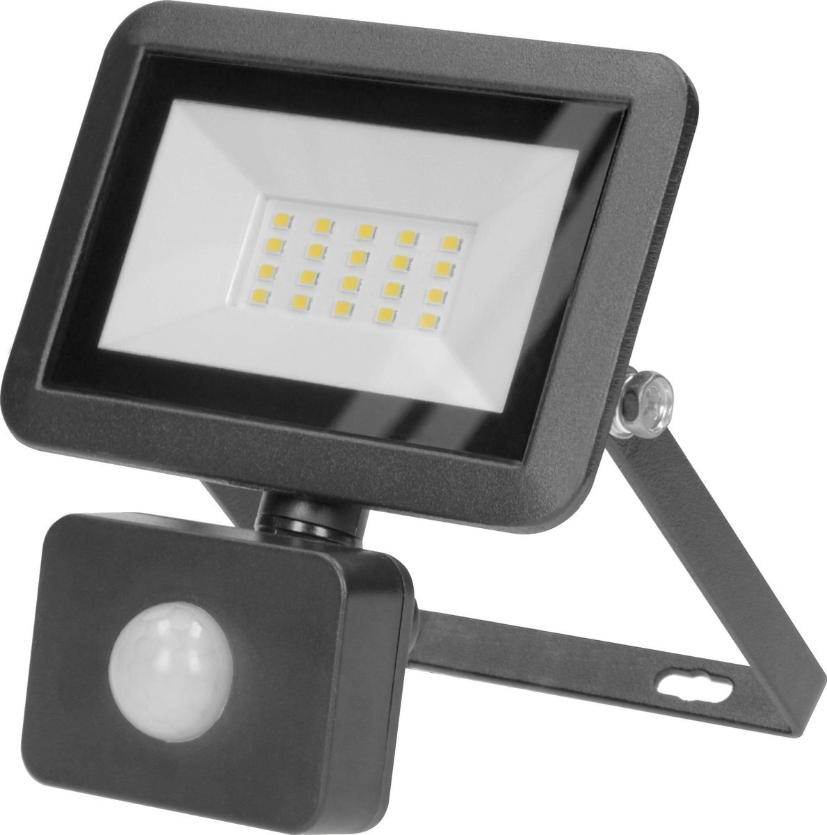 Adviti Buitenlamp met bewegingssensor FARO S - Tuinverlichting IP44 - Wandlamp buiten 1600 lumen - Buitenverlichting 4000K - Schijnwerper Zwart