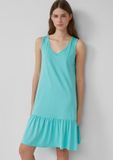 s.Oliver Robe courte en jersey avec détail de nœud dans le dos aquamarine