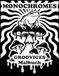 Monochromes Grooviges Malbuch: Psychedelische Muster, Pilze & Retro Designs zum Entspannen | Kreatives Ausmalbuch für Erwachsene und Jugendliche