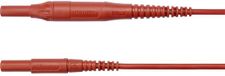 Schützinger Meetsnoer Stekker 4 mm Stekker 4 mm 150.00 cm Rood 1 stuk(s)