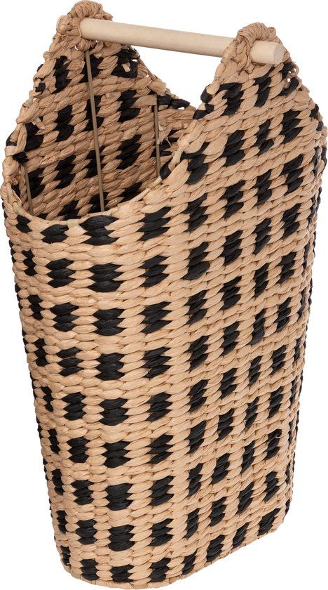 5Five Toiletpapier houder + Reserve voor toiletpapier of tijdschriften - Zwart