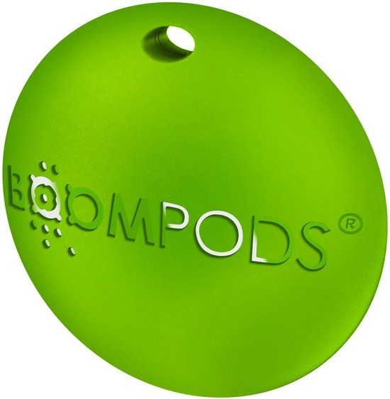 Boompods Boomtag Airtag Sleutelhanger Compatibel met Apple Find My IPX5 Groen