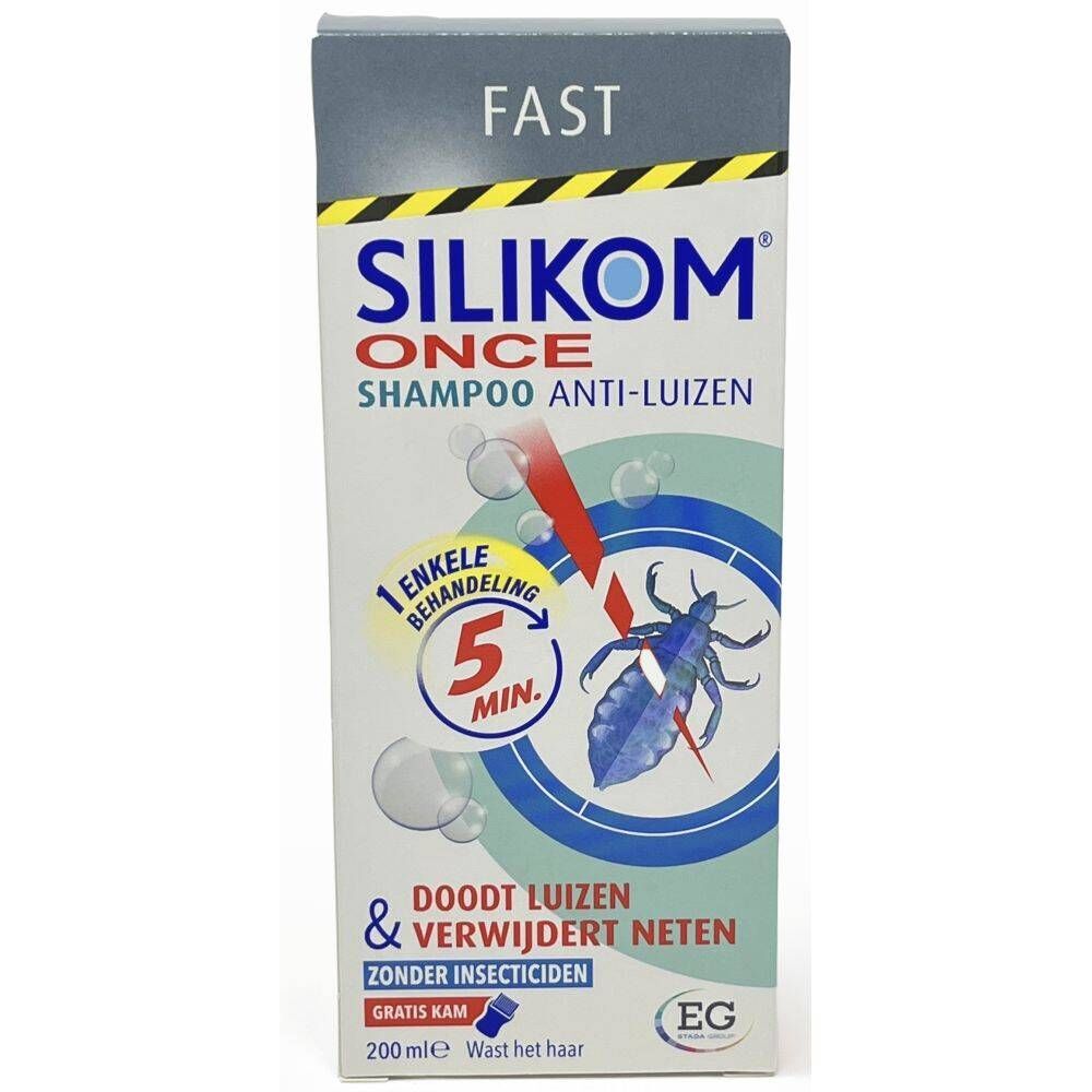 Silikom Silikom Fast Once Shampoo Anti-Luizen 200 ml