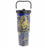 STOR Harry Potter XXL Thermosbeker RVS 860ml met Handvat Blauw