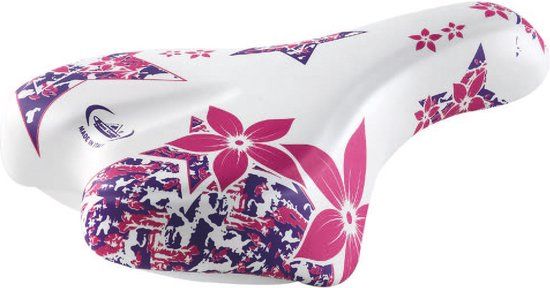 Selle Monte Grappa Magic Kinderzadel - Wit/Roze - Unisex