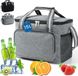 Non-branded Small cooler bag Grey Plastic 15L