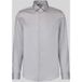 Seidensticker Slim Fit Overhemd Zilvergrijs, Effen
