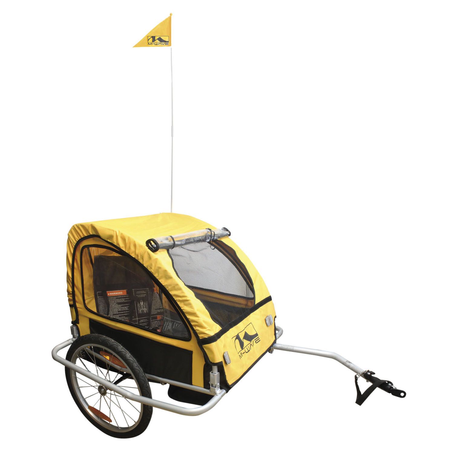 Fietskar Carry All - 2 Kinderen - Geel - 40 kg