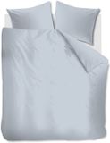 Ambiante Cotton Uni dekbedovertrek - Lits-Jumeaux XL - 260 x 200/220 cm - Bleu clair