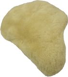 Merkloos Zadeldek Lamsvacht XL Naturel Wit