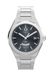 Timex Q Timex Continental GMT Quartz Analoog Horloge Zilverkleurig Kast 39mm Roestvrij Staal TW2Y12100AJ
