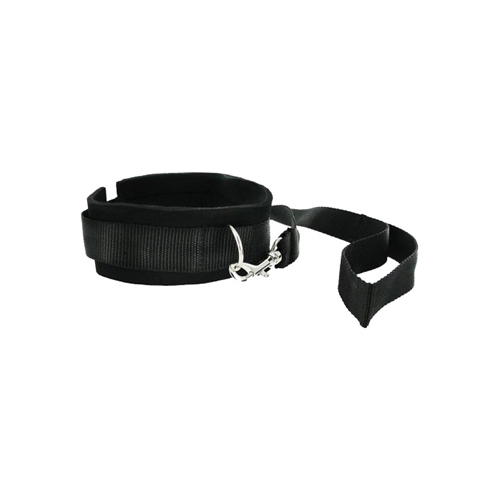 Frisky Riem en Halsband set - Zwart