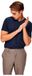 SELECTED SLHNEWPIMA SS V-NECK TEE B T-shirt - Taille XL - Bleu