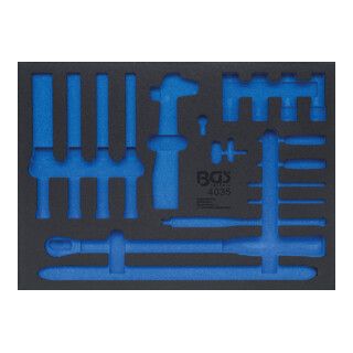 BGS Gereedschapmodule 3/3 - Leeg - Voor BGS 4035