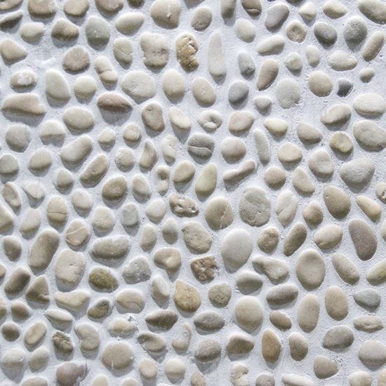 Maxaro Mozaïek Pebble Tan 30x30cm Natuursteen Beige Mat