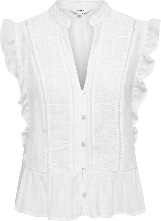 Only Dames Top regular fit Wit XS Volwassenen