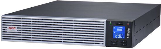 APC Easy UPS On-Line SRVL3KRIRK 3 kVA Lithium-ion Rack/Toren 2U 2700W 6x C13 1x C19 Zwart/Zilver