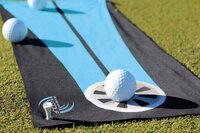 Me And My Golf Putting Mat - Black