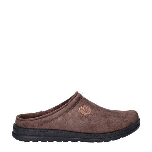 Rohde nubuck pantoffels bruin