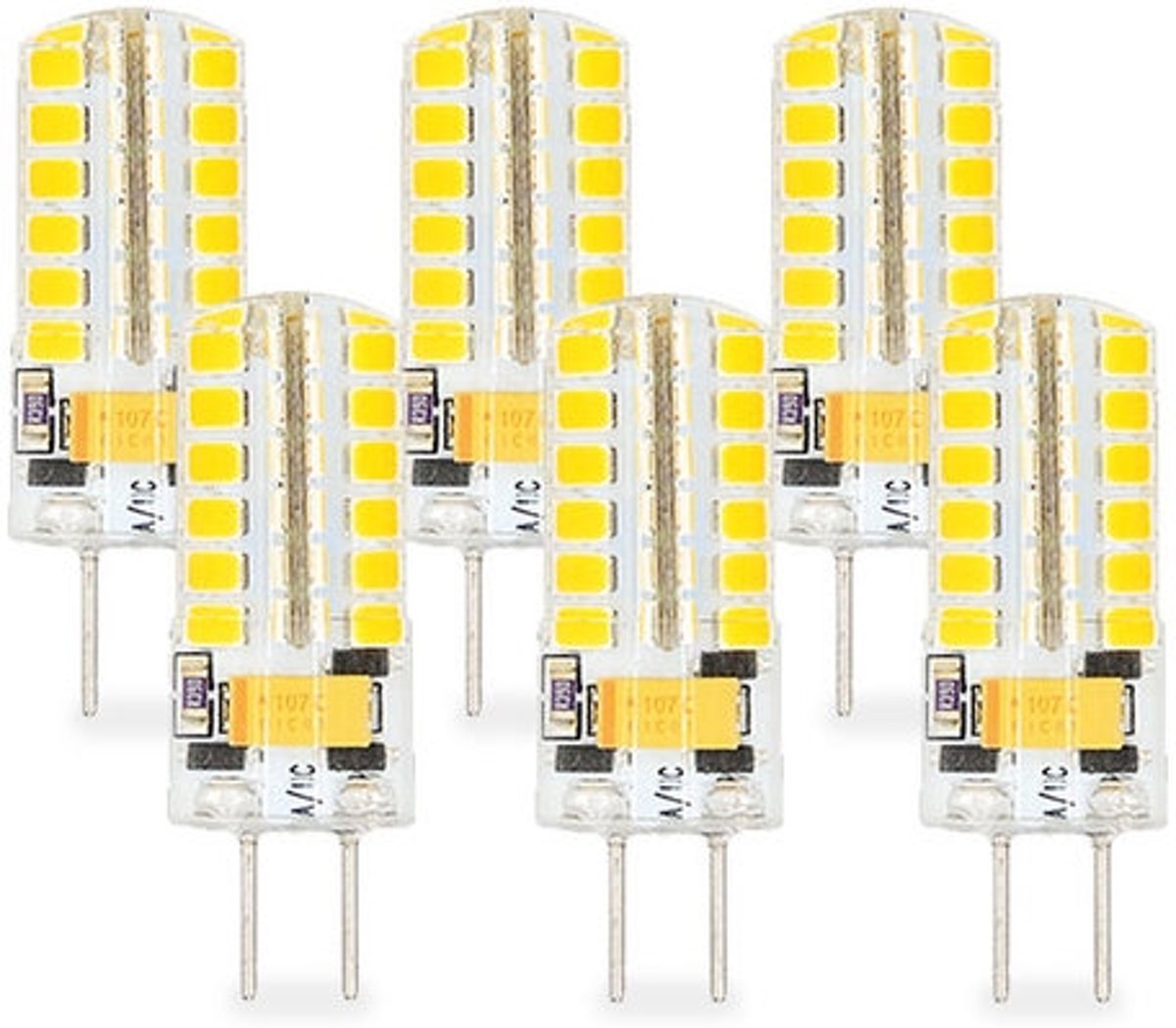 Groenovatie GY6.35 Dimbare LED Lamp 4W Warm Wit 6-Pack