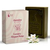 GREEN FADEL Aleppo Zeep Luxe - Jasmijn - 1 stuk - Olijfolie & Laurierolie