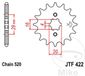 JT Sprockets JTF422.12 12T stalen voortandwiel