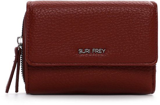 SURI FREY Portemonnee SFY Tiffy (16851) Dames Ritsportemonnee Polyurethaan Rood