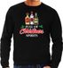 Bellatio Decorations Foute drank humor Kersttrui Kerst - sweater zwart - heren XXL
