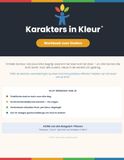 Karakters Libri GmbH Karakters in Kleur-Werkboek voor ouders
