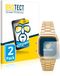 BROTECT - Screenprotector voor Casio AQ-230GA - Folie Beschermfolie transparant 2 Stuks