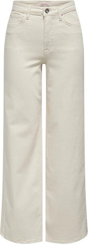 ONLY ONLMADISON BLUSH HW WIDE DNM CRO NOOS Women's Jeans - Ecru - L/30