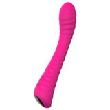 Sex HD Sunshine - Vibromasseur Point G Rechargeable Rainuré - Silicone Rose