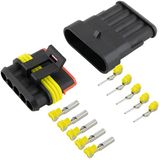 10 x 5-polige auto-kabelverbinders/snelverbindingen, waterdicht IP67, voor auto, motorfiets, boot