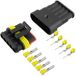 10 x 5-polige auto-kabelverbinders/snelverbindingen, waterdicht IP67, voor auto, motorfiets, boot