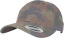 Flexfit - Low Profile Cotton Camo Cap wood camo one size Pet - Groen/Bruin