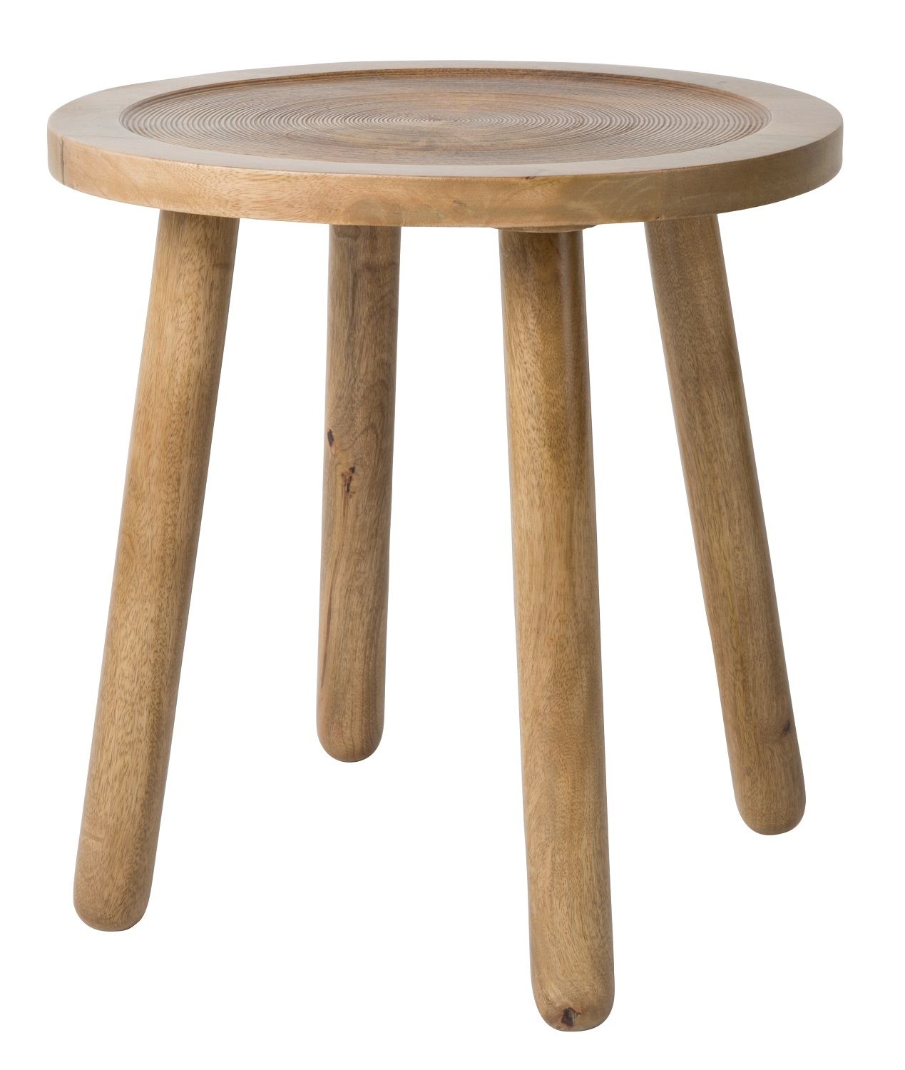 Zuiver Dendron Bijzettafel L - Bruin - Hout - 60x60x40cm