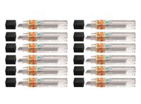 Pentel Vullood Extra sterk Hi-polymeer in Buis van 12 x HB 0.5mm Ref C505-HB [12 Buizen], zwart